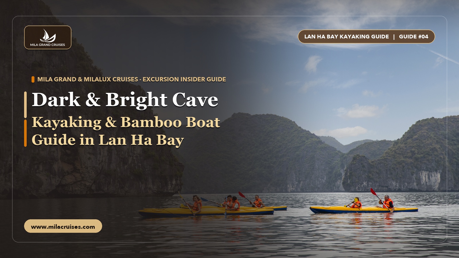 Dark and Bright Cave Lan Ha Bay : The Ultimate Kayaking & Lagoon Guide