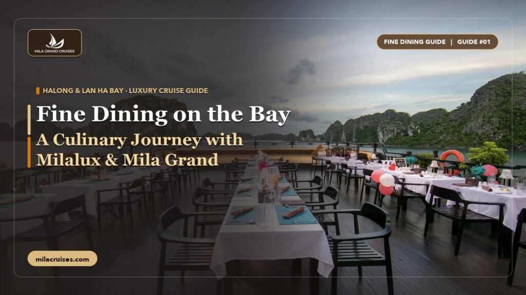 Fine Dining on the Bay: A Culinary Journey with Milalux & Mila Grand — Mila Cruises