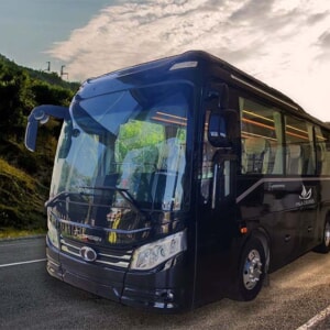 Milalux luxury limousine bus for Hanoi – Halong Bay transfer